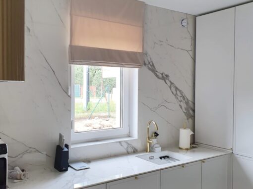 Roleta rzymska w kuchni