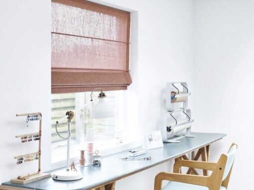 rolety rzymskie aranżacje